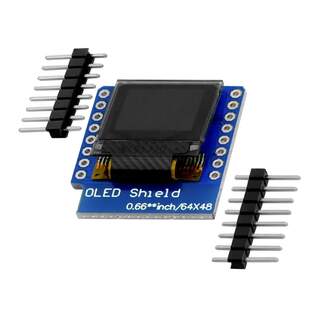 D1 Mini OLED Display Shield 0,66 Zoll